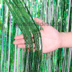 Cortina Decorativa Foil Verde