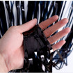 Cortina Decorativa Foil Negro