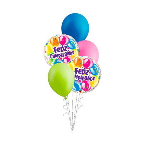 Kits de Globos Feliz Cumpleaños