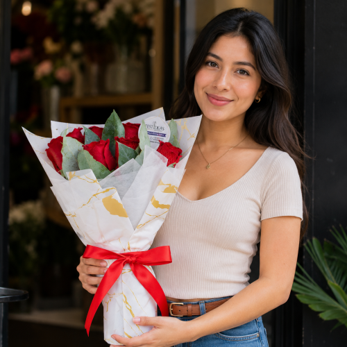 Ramo Arely de Rosas Rojas
