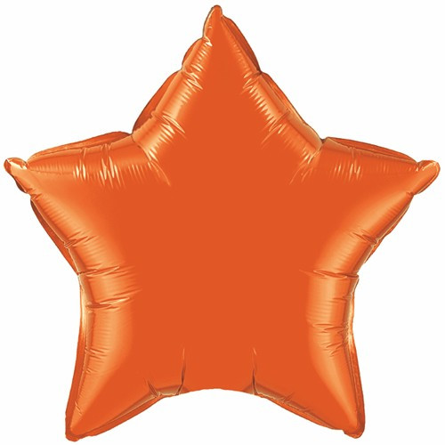 Estrella Metalica Naranja